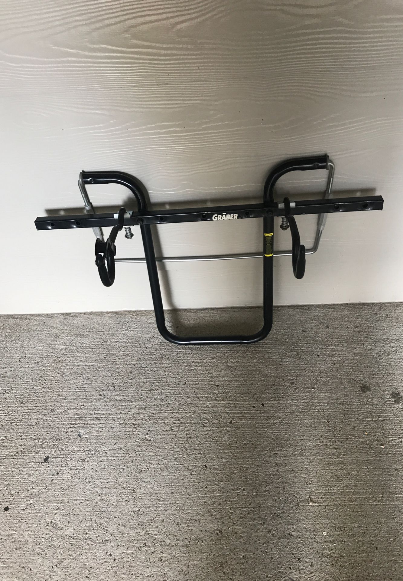 GRABER 1060S 2-Bike Spare Tire Bicycle Rack & Lock - Assembled Ready to Use