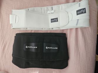 FREE — Motif Pregnancy Back Brace (M) + Mueller Back Brace (Black)