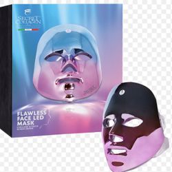 NEW-The Secret Collagen Luxury Flawless Cordless Face LED Mask-NEW