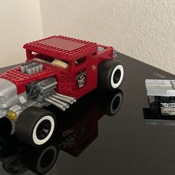 MEGA Hot Wheels Vehicle Building Toy Collectible for Adults, 1:18 Scale Bone Shaker with Die Cast Model for Fans and Collectors, HBD50