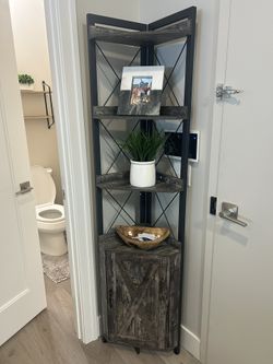 Alceste Corner Bookcase