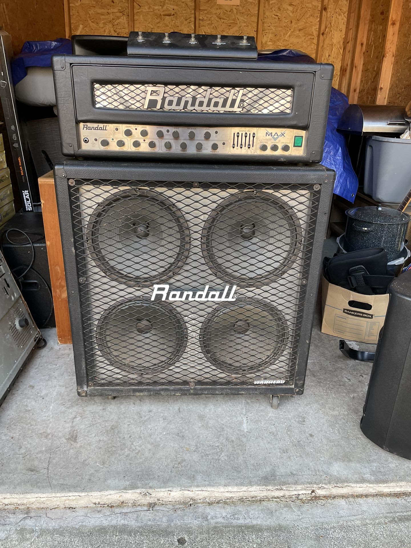 Randall Vmax Guitar Amp head / 4x12 Cab
