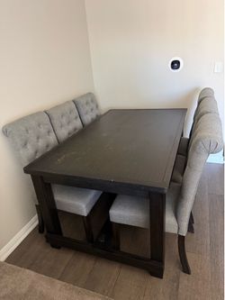 Dining Table Set – 6 Chairs