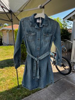 Girls Jean dress 10 (L)
