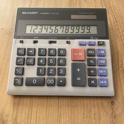 Sharp QS-2130 12-Digit Battery/Solar Powered Financial Calculator