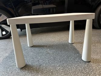 White IKEA Children Table