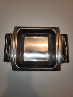 Old Japanese Metal Serving Tray