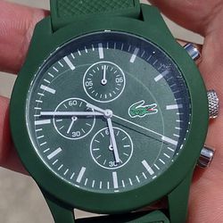 New Men’s Lacoste Chronograph Watch Green 