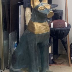 Big Egyptian sphinx cat statue
