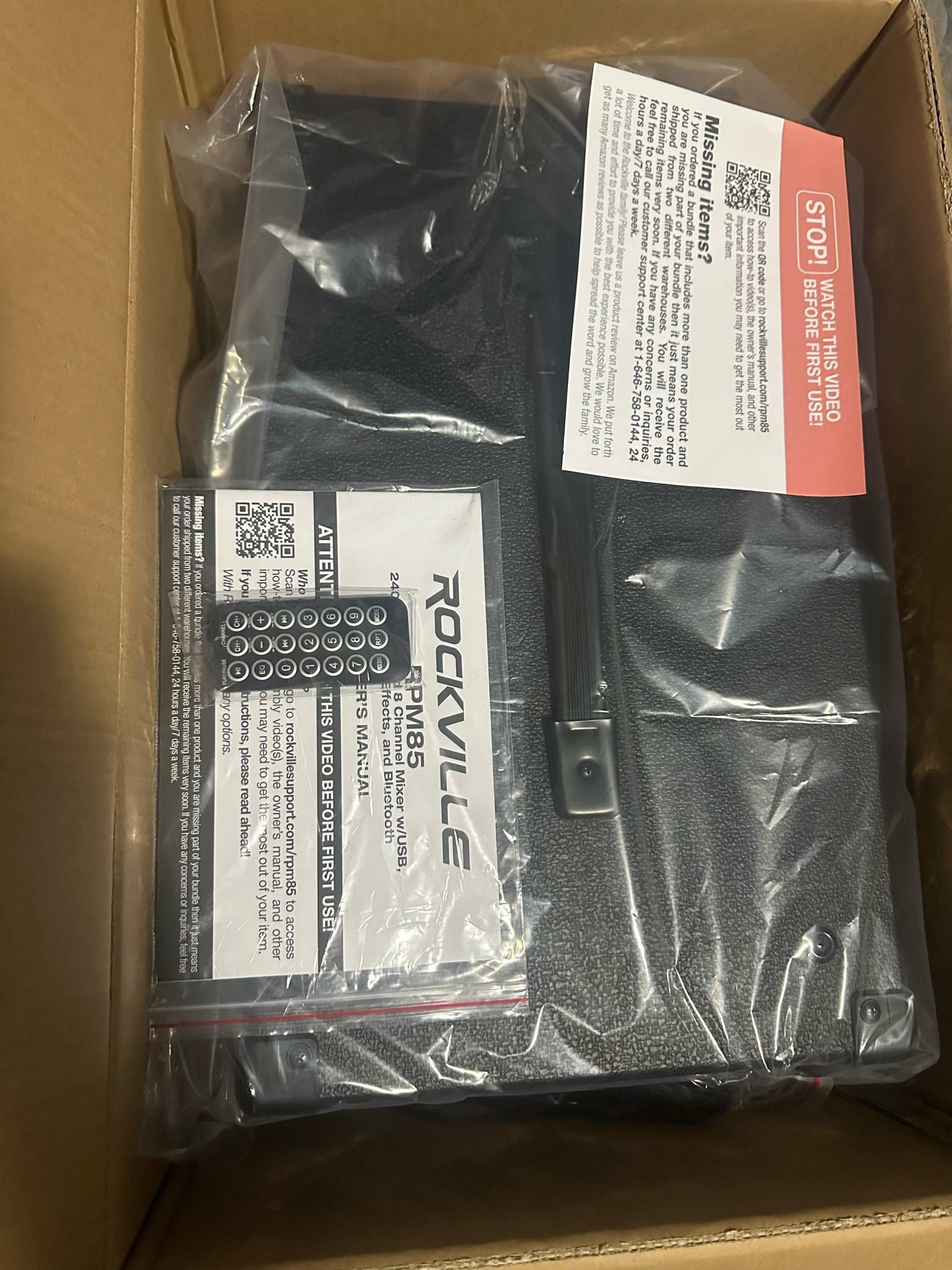 Rockville Amp Mixer 2400 Watts
