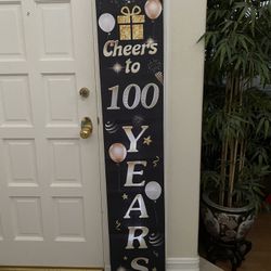Happy 100th Birthday Banner & Accessories