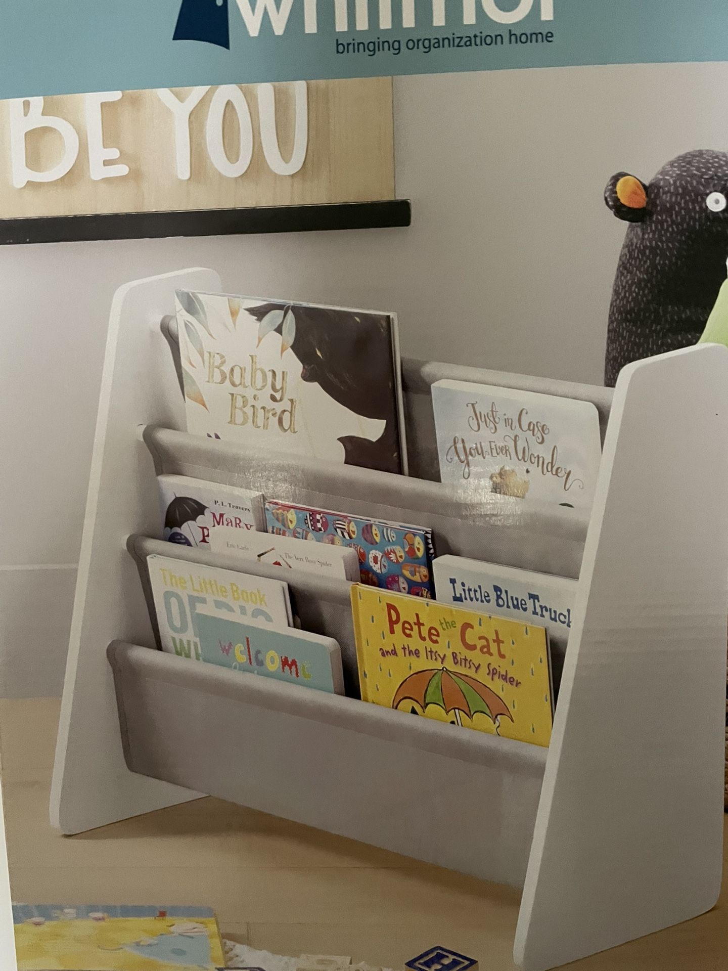 Brand New Kids Book Organizer