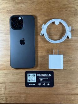 📱 iPhone 16 Pro Max | 256GB | Black Titanium | Unlocked (Any Carrier)