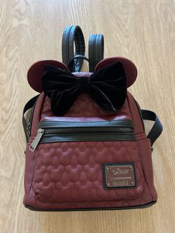Loungefly Maroon Minnie Backpack