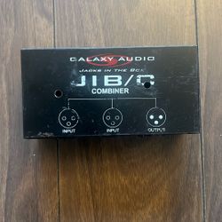 Galaxy Audio JIB/C Jack In The Box One-Channel Input Expander
