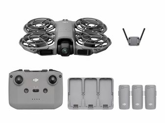 DJI Neo 2 Fly More Combo With RC-N3 Remote Controller Stable Transmission With Digital Transceiver, 4K Drone for Beginners, 3 Batteries
