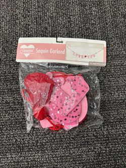 Valentine's Day Sequin Garland from the Seasonal Collection