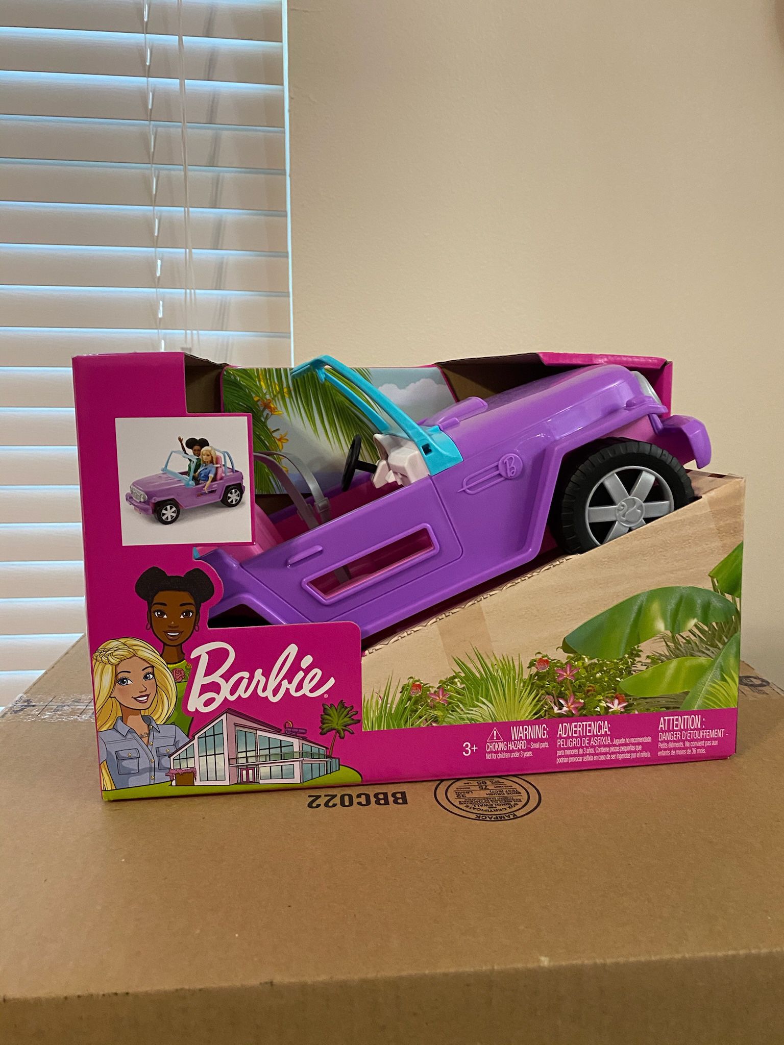 Barbie Estate Off-Road Vehicle With Rolling Wheels