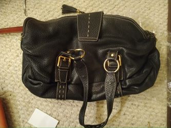 Dolce & Habana Brown Leather Satchel Bag