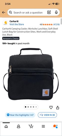 Carhartt Camping Cooler, Worksite Lunchbox