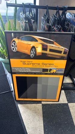 Nice Classic Solar Guard Tint Sign W/ Light 