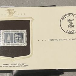 John F. Kennedy Historical Stamp of America