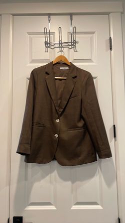 Brown Two-Button Blazer