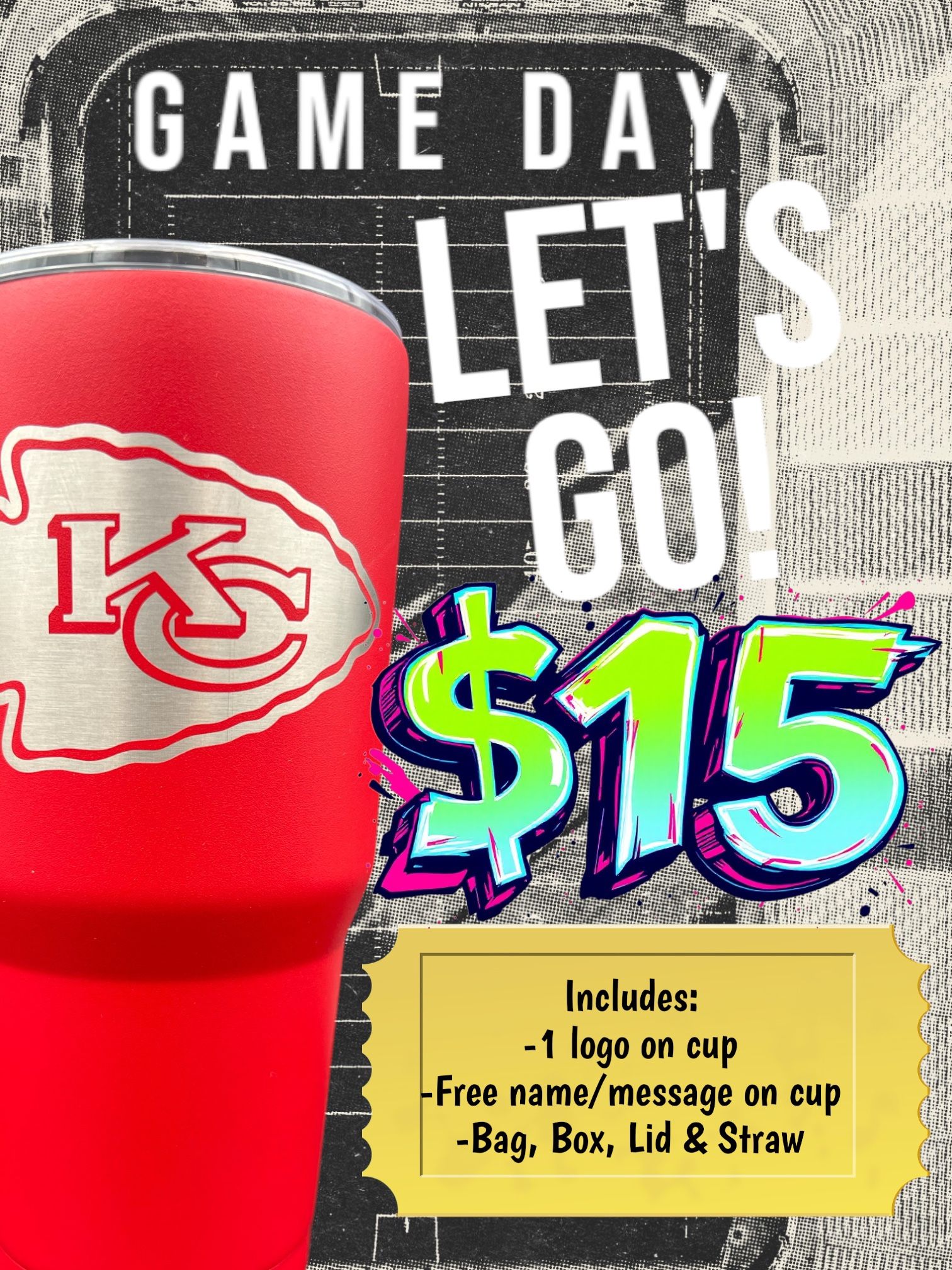 Red Football Mugs CLEARANCE SALE!