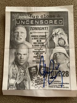John Cena & A-Train Autographs
