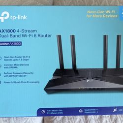 TP-Link Archer AX1800 4-Stream Dual-Band Wi-Fi 6 Router