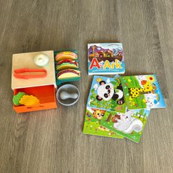 Kids Taco Play Set, Book And Puzzles