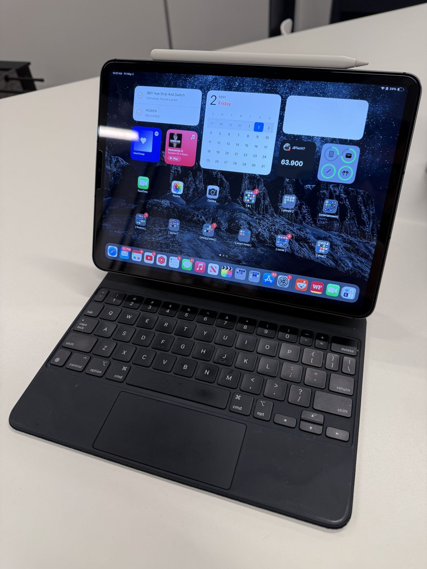 ipadpro m1＋Smart Keyboard＋Apple Pencil Amazon.com: Apple Pencil Pro: Latest Model - Device