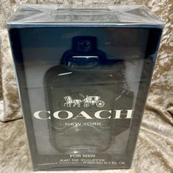 Coach New York For Men 6.7 Fl. Oz. 200 Ml. Eau De Toilette Spray Sealed Box