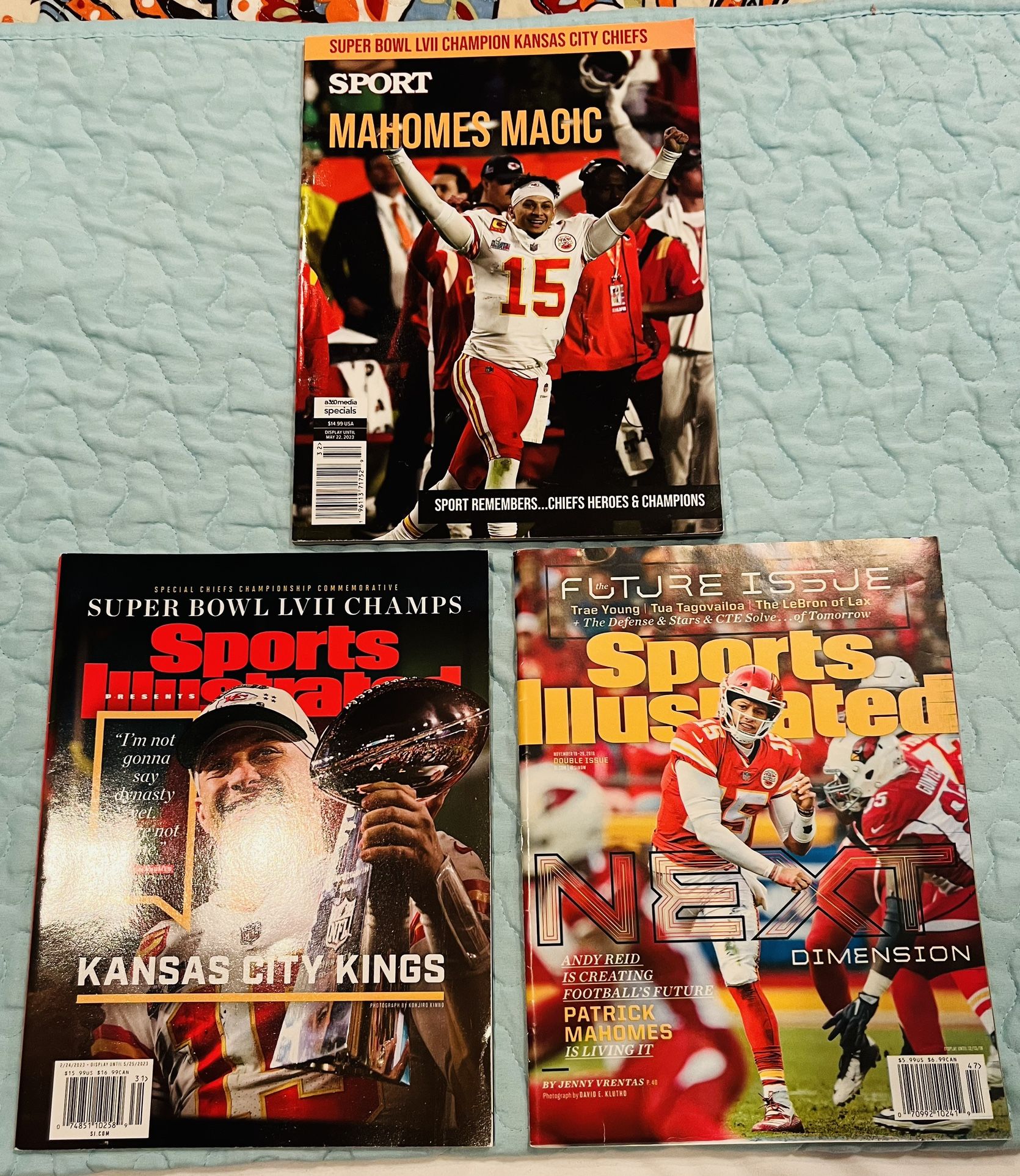 ( 3 ) Patrick Mahomes Magazines