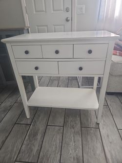 5 Drawer Console Table Sour Cream - Threshold™
