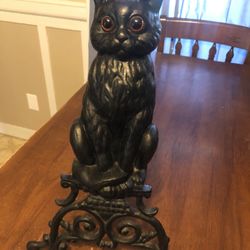 Cast Iron Cat Door stopper 