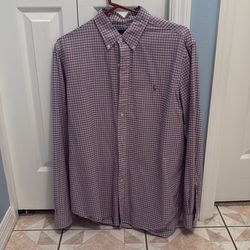 Large polo button up
