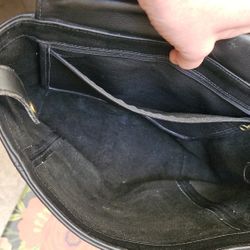 Coach Black Leather Backpack...Vintage