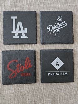 LA Stoli Slate Coasters