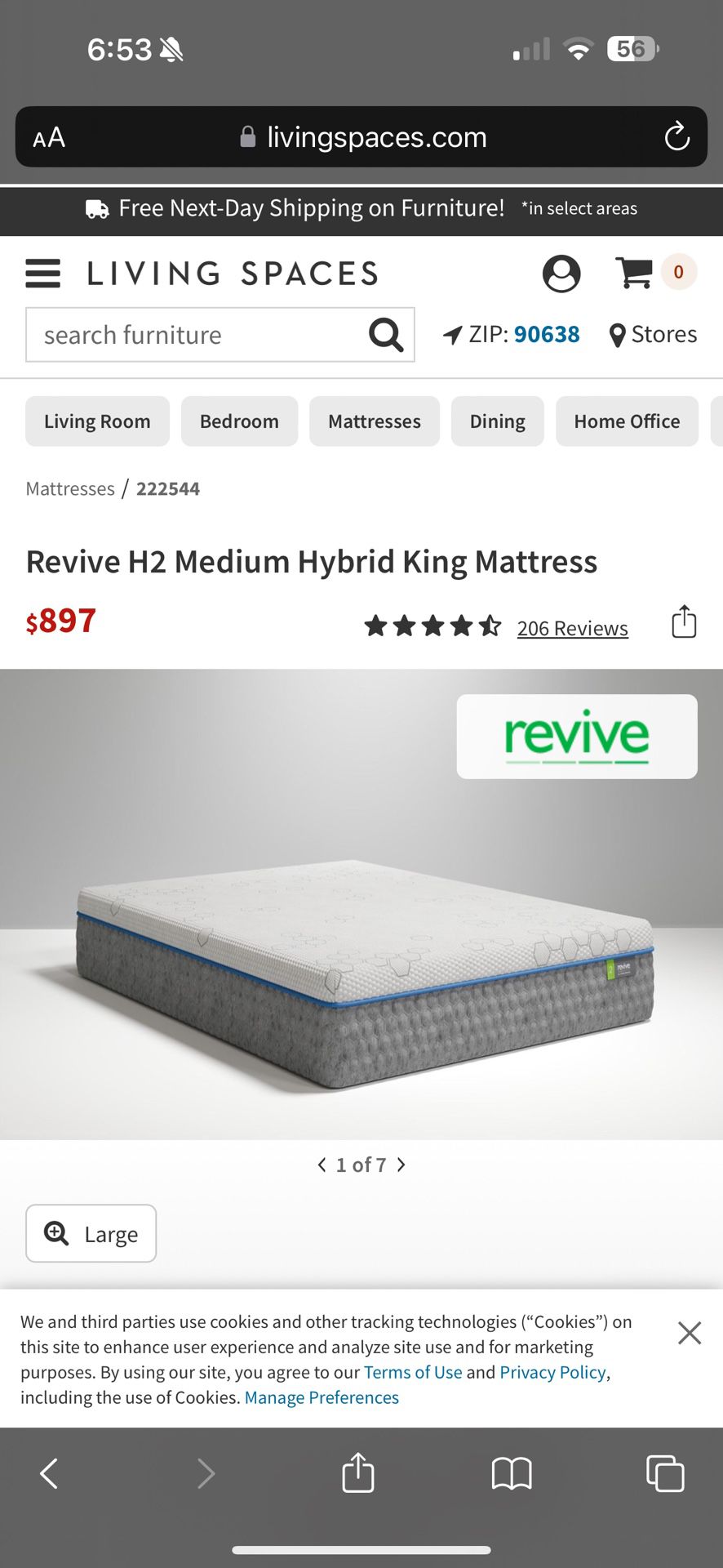 Revive King mattress 