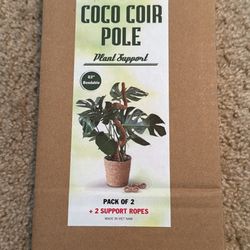 New UNIGREEN 2 packs 63'' Large Premium bendalbe Moss Pole, Coir Totem Poles for Big Indoor Plants
