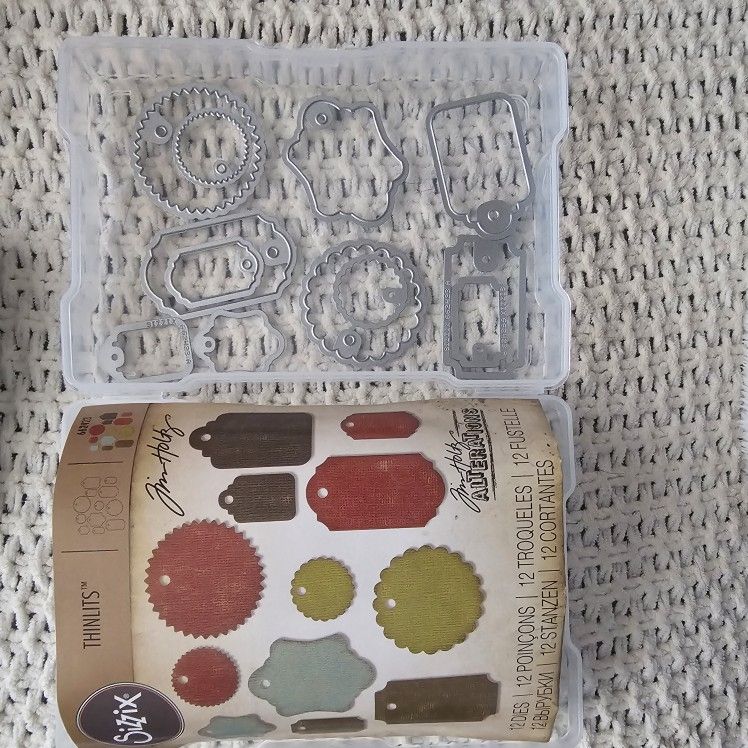 Sizzix Thinlits Dies by Tim Holtz 12/Pkg-Gift Tags