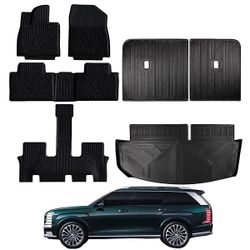 Floor Mats Cargo Liner Backrest Mat for 2026+ Hyundai Palisade 7 Seater