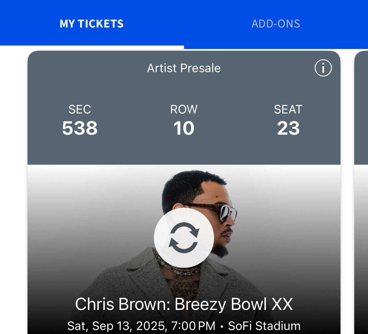 Chris Brown Tickets 2 