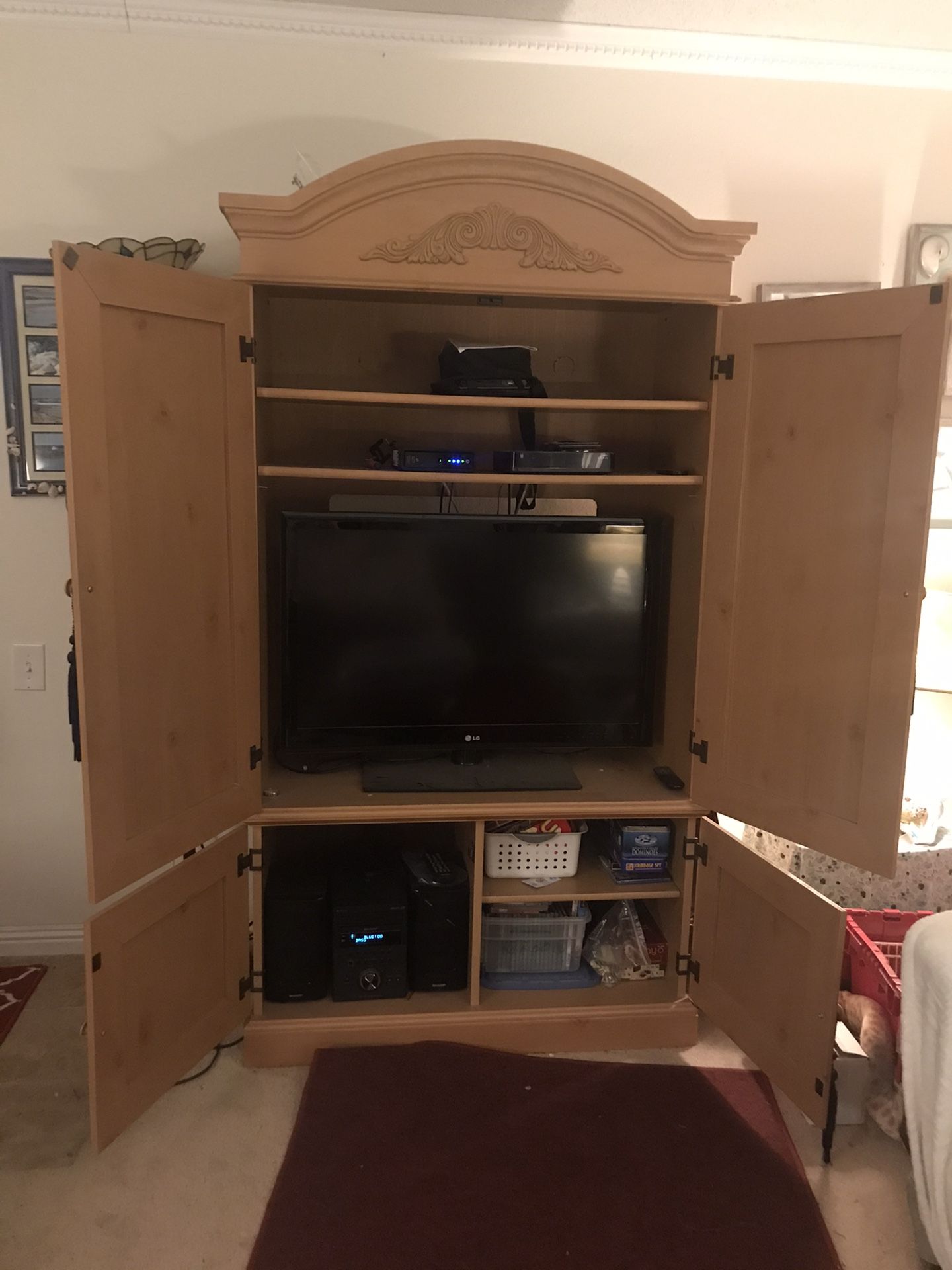 Tv cabinet/ armoire