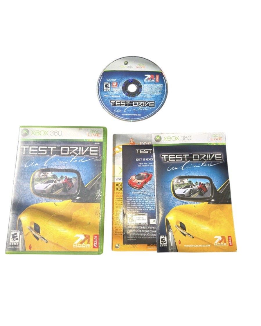 Test Drive Unlimited CIB For Xbox 360