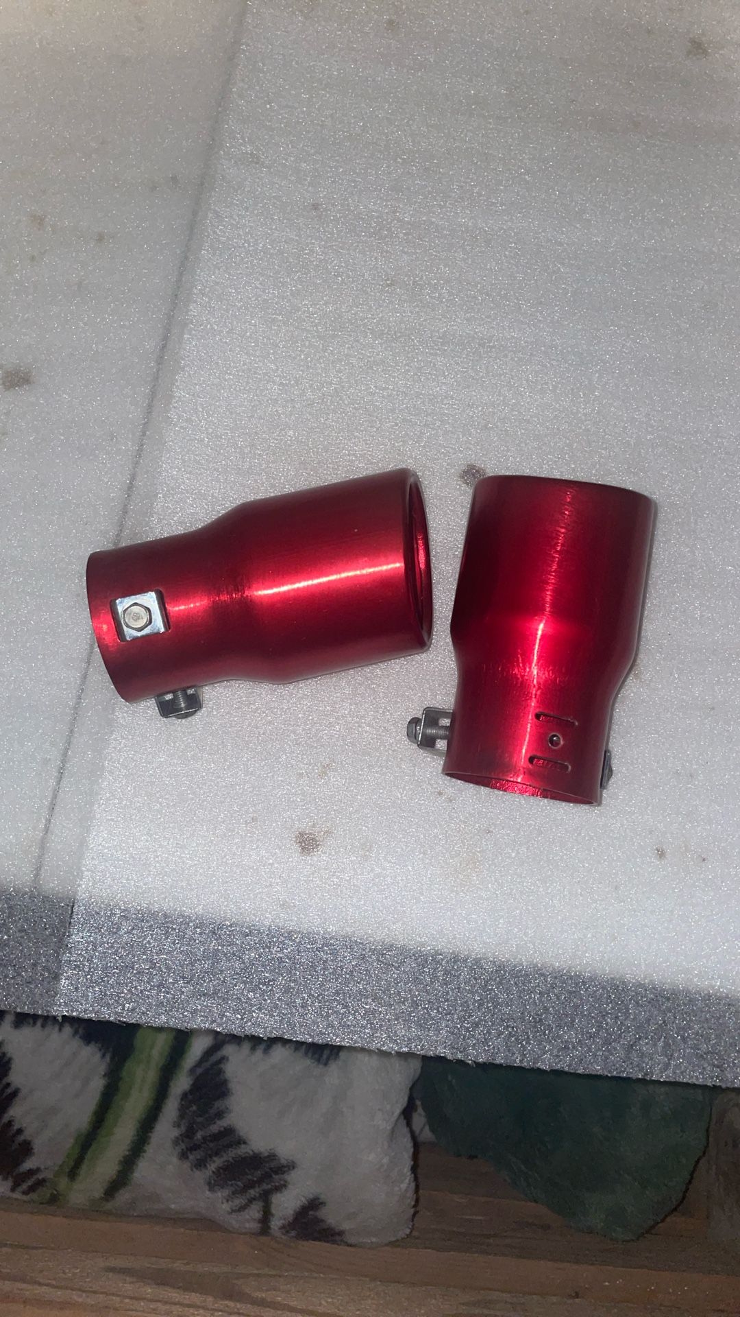 Red Exhaust Tip