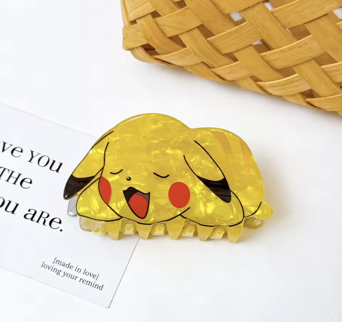 Pikachu Hair Clip New