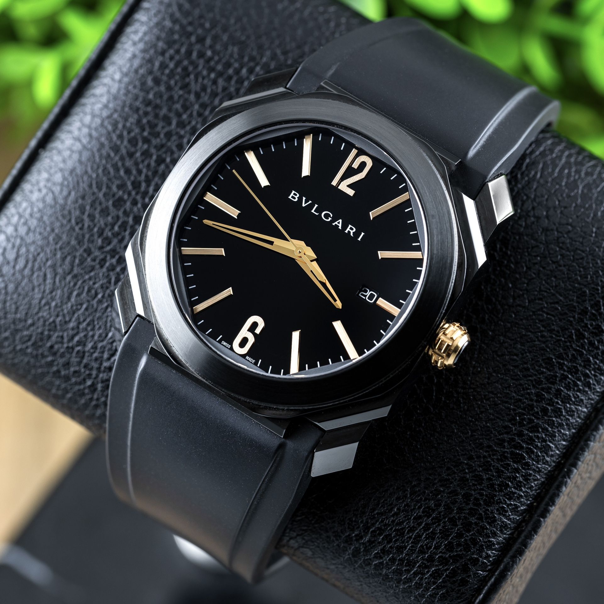 Bvlgari Octo Solotempo 41 Ultranero 102581 With Box Papers