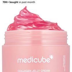 medicube Collagen Jelly Cream- Niacinamide & Freeze-Dried Hydrolyzed Collagen - Boosts skin's barrier hydration and gives 24h Glow & Lifted Look - Kor